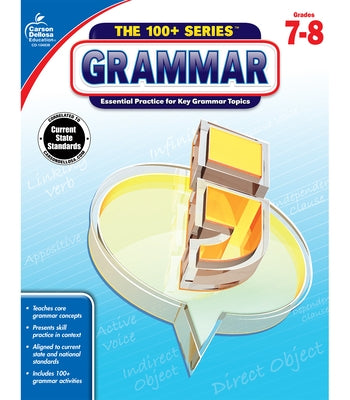 Grammar, Grades 7 - 8 Paperback Carson Dellosa Education