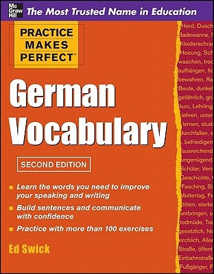 Pmp German Vocabulary 2e by Swick, Ed