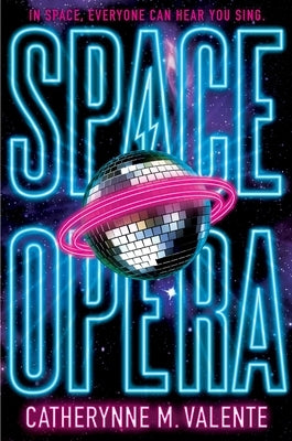 Paperback of Space Opera by Gallery / Saga Press featuring a colorful sci-fi book cover with futuristic artwork.