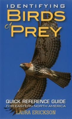 Paperback bird guide by Stackpole Books showing colorful images and identification tips for raptors of Eastern North America.
