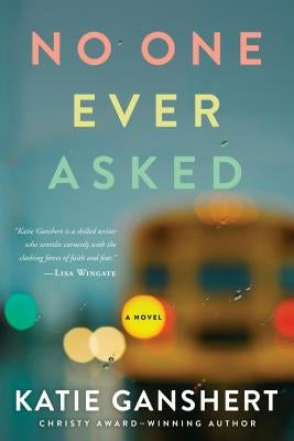 Paperback copy of "No One Ever Asked" by Waterbrook Press featuring the book cover with title and author details.
