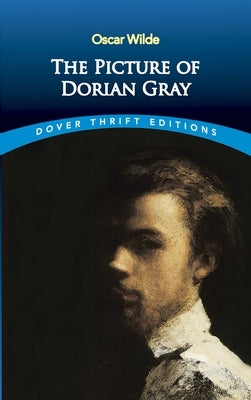 Paperback of The Picture of Dorian Gray by Dover Publications featuring a cover illustration with dark, gothic artwork.