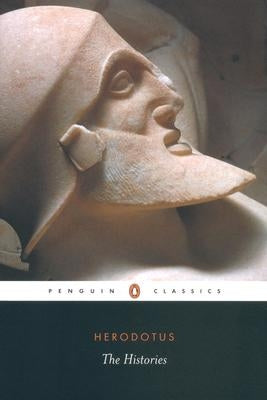 Cover image of "The Histories" by Penguin Group, featuring a detailed historical artwork and classic book design.