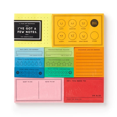 I've Got a Few Notes Tear-Off Notepad Set Paperback Brass Monkey