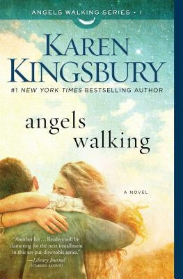 Cover image of "Angels Walking: A Novel" Volume 1 by Howard Books, featuring an artistic design with angelic themes.