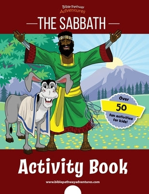 Paperback Sabbath Activity Book by Bible Pathway Adventures featuring colorful illustrations and engaging activities for children.
