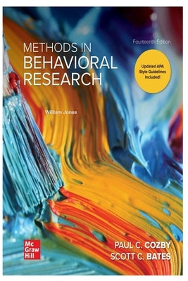Methods in Behavioral Research Paperback Independently Published