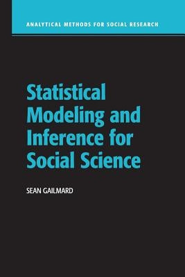 Statistical Modeling and Inference for Social Science Paperback Cambridge University Press