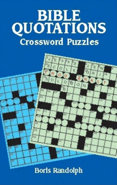 Bible Quotations Crossword Puzzles Paperback Dover Publications