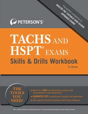 Peterson's Tachs and HSPT Exams Skills & Drills Workbook by Peterson's
