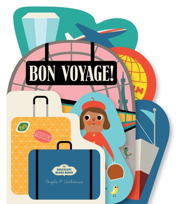 Colorful Bookscape Board Book titled Bon Voyage! by Chronicle Books, featuring vibrant illustrations for young children.