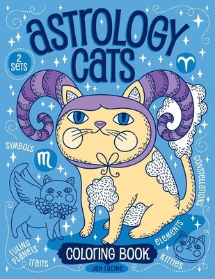 Astrology Cats Coloring Book by Racine, Jen