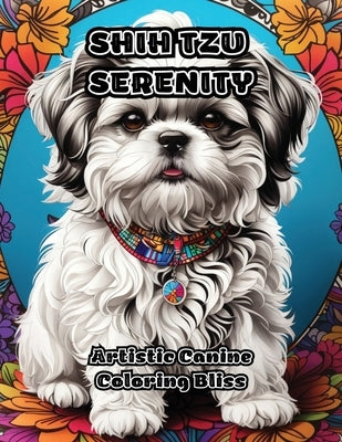 Shih Tzu Serenity: Artistic Canine Coloring Bliss by Colorzen