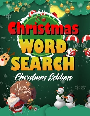 Christmas word search.: Easy Large Print Puzzle Book for Adults, Kids & Everyone for the 25 Days of Christmas. Paperback Independently Published