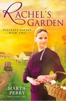 Paperback copy of Rachel's Garden novel by Berkley Books featuring a colorful garden scene on the cover.