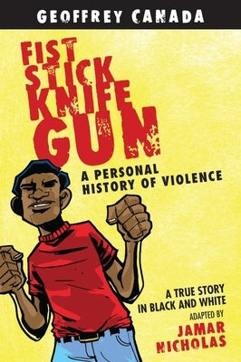 Paperback of Fist Stick Knife Gun by Beacon Press titled "A Personal History of Violence" with a minimalist cover design.