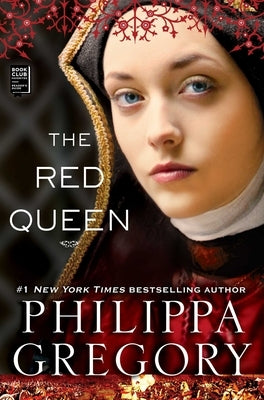 Cover image of "The Red Queen" novel by Atria Books, featuring vibrant red and black artwork.