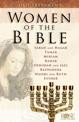 Paperback book titled "Women of the Bible: Old Testament" by Rose Publishing featuring illustrations of biblical women on the cover.