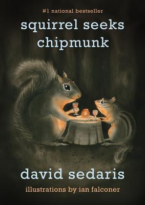 Paperback of Squirrel Seeks Chipmunk: A Modest Bestiary by Back Bay Books, featuring whimsical animal illustrations on the cover.