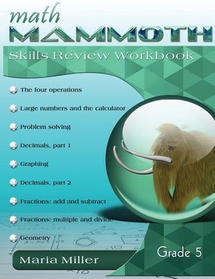 Math Mammoth Grade 5 Skills Review Workbook Paperback Math Mammoth