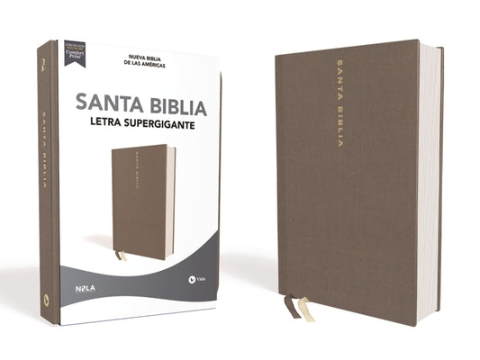 Nbla Santa Biblia, Letra Supergigante, Tapa Dura/Tela, Gris, Edición Letra Roja by Vida