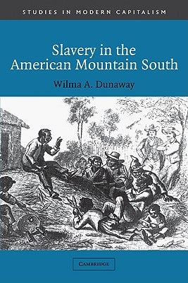 Paperback book titled "Slavery in the American Mountain South" published by Cambridge University Press, with text and cover image visible.