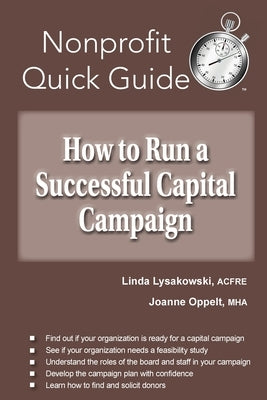 How to Run a Successful Capital Campaign by Lysakowski, Linda
