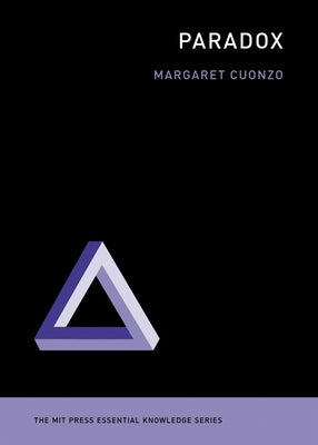 Paperback of Paradox by MIT Press featuring a minimalist cover design, with the book lying open on a wooden surface.