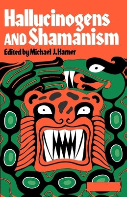Paperback book titled "Hallucinogens and Shamanism" published by Oxford University Press, USA, featuring a cover with indigenous artwork.