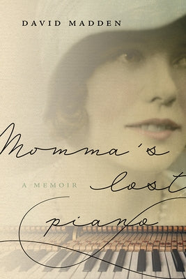 Paperback of Momma's Lost Piano memoir by Univ Tennessee Press, featuring a cover with an illustration of a piano and handwritten notes.