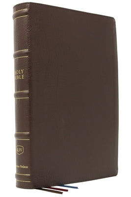 Kjv, Large Print Verse-By-Verse Reference Bible, MacLaren Series, Genuine Leather, Brown, Thumb Indexed, Comfort Print: Holy Bible, King James Version by Thomas Nelson