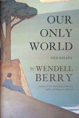 Cover image of "Our Only World: Ten Essays" by Counterpoint LLC, featuring a minimalist design with literary artwork.