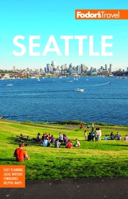 Fodor's Seattle travel guide paperback book with cover image featuring iconic Seattle landmarks and cityscape.