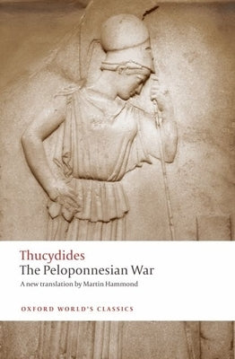 Paperback of The Peloponnesian War by Oxford University Press, USA, featuring a cover with historical artwork and text.
