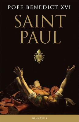 Saint Paul statue by Ignatius Press, carved figure of the apostle with traditional robes and a scroll in hand.