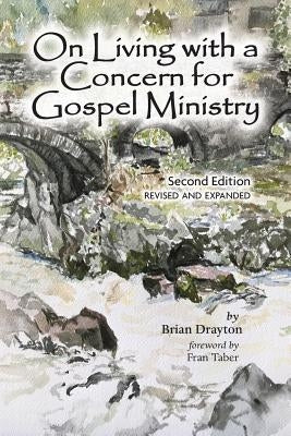 Paperback copy of "On Living with a Concern for Gospel Ministry" by Quakerpress of Fgc, featuring a plain cover with text.