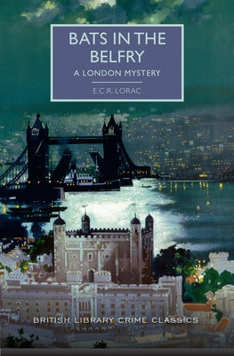 Paperback of Bats in the Belfry: A London Mystery by Poisoned Pen Press, showing the book cover with spooky belfry imagery.
