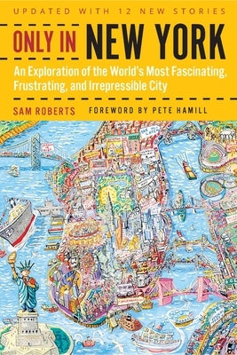 Paperback book titled "Only in New York" exploring the city's unique character, published by Fordham University Press.
