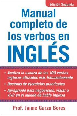 Paperback manual of English verbs by McGraw-Hill Companies, showing the cover with title and colorful design elements.