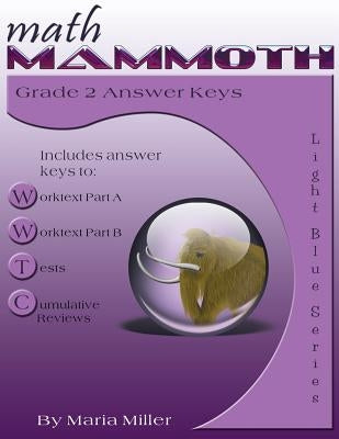 Math Mammoth Grade 2 Answer Keys Paperback Math Mammoth