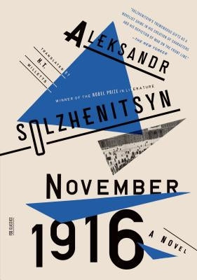 Cover image of "November 1916: A Novel," part of The Red Wheel II series by Farrar Straus Giroux, featuring historical artwork.