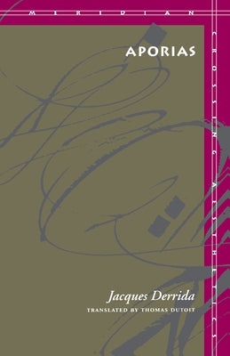 Aporias Paperback Stanford University Press