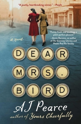 Paperback of Dear Mrs. Bird novel by Scribner Book Company, featuring the book cover with title and author details.