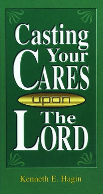Paperback book titled "Casting Your Cares Upon Lord" by Faith Library Publications, featuring a spiritual-themed cover design.