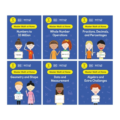 Math - No Problem! Collection of 6 Workbooks, Grade 5 Ages 10-11 Paperback DK Publishing (Dorling Kindersley)