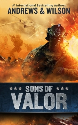 Paperback of Sons of Valor by Blackstone Publishing featuring the book cover with title and military-themed design.
