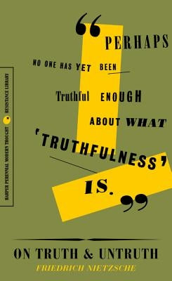 Paperback of On Truth and Untruth: Selected Writings by Harper Perennial, featuring the book cover with title and author details.