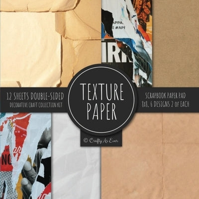 Texture Paper for Collage Scrapbooking: Old Parchment Decorative Paper for Crafting by Crafty as Ever