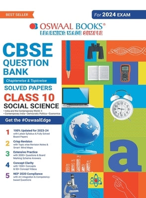 Oswaal CBSE Chapterwise & Topicwise Question Bank Class 10 Social Science Book (For 2023-24 Exam) Paperback Oswaal Books and Learning Pvt Ltd