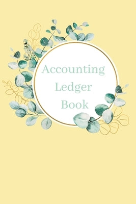 Accounting Ledger: Tan Floral by Freeman, Muriel